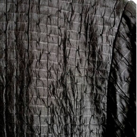 Harve Benard Womens Coat Sz 10 Silk Texture Opera Evening Retroglam Royalty VTG‎ - Picture 12 of 13